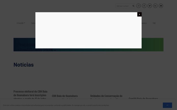 Ekrano kopija comitebaiadeguanabara.org.br