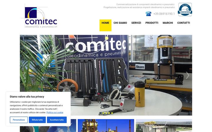 Screenshot of comitecnet.it