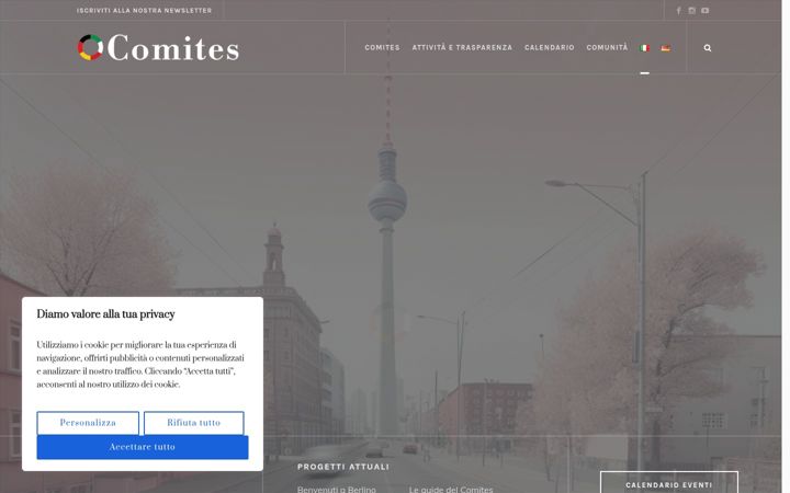 Screenshot van comites-berlin.eu