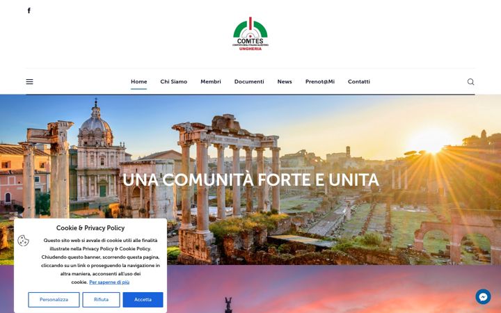 Screenshot ta' comitesungheria.org
