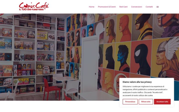 Screenshot of comixcafe.it