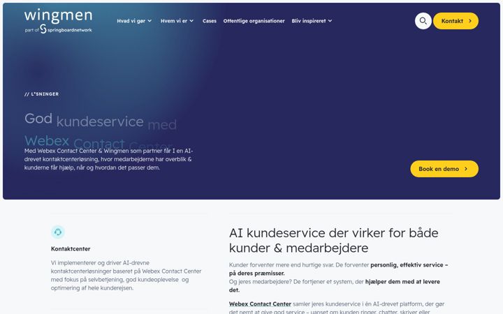 Screenshot of comized.dk