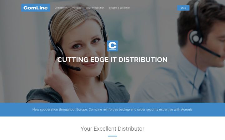 Screenshot of comline-shop.co.uk