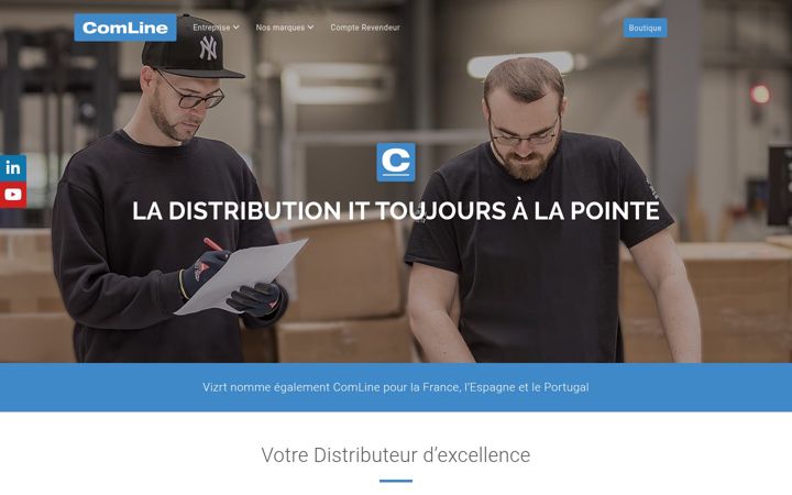 Screenshot of comline-shop.fr