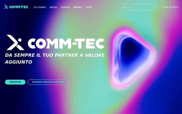 Screenshot of comm-tec.it