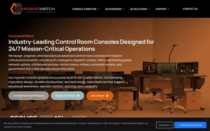 Screenshot of command-watch.com