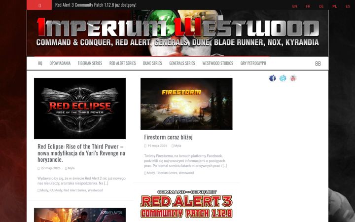 Screenshot of commandandconquer.pl