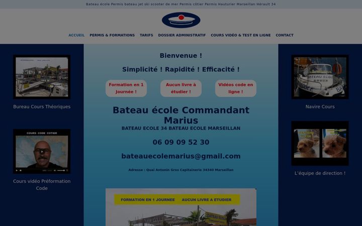 Screenshot of commandantmarius.com