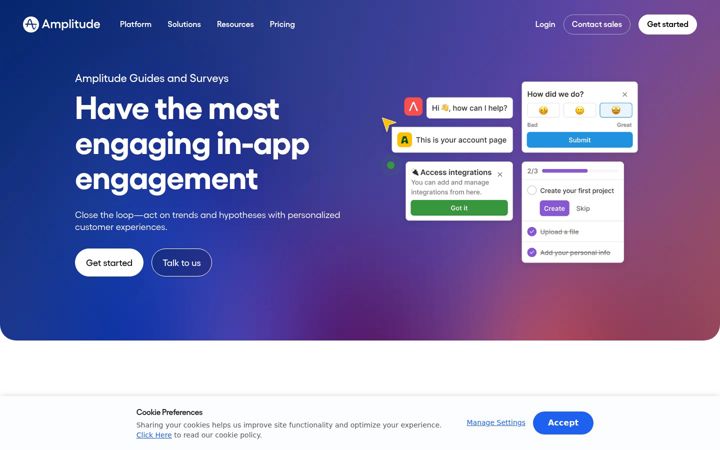 Screenshot του commandbar.com