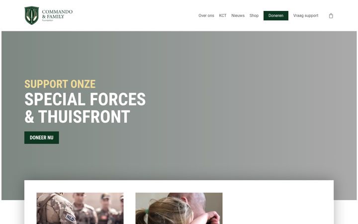 Screenshot of commandofamilysupport.nl