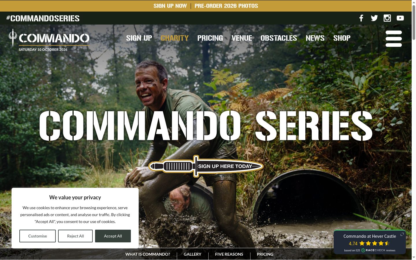Screenshot tal-banner tal-kunsens muri qabel kwalunkwe interazzjoni