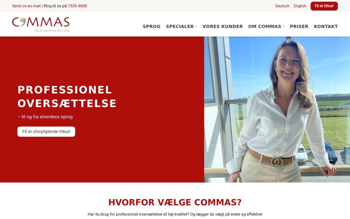 commas.dk