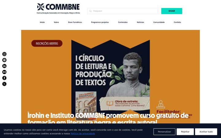 Screenshot ta' commbne.org