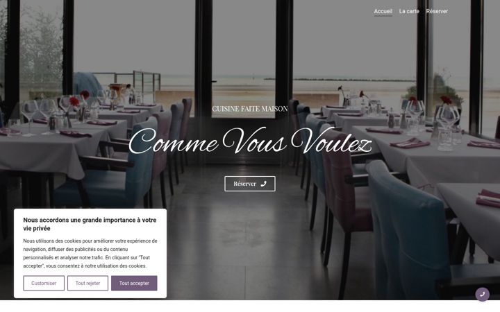 Snímek obrazovky comme-vous-voulez.fr