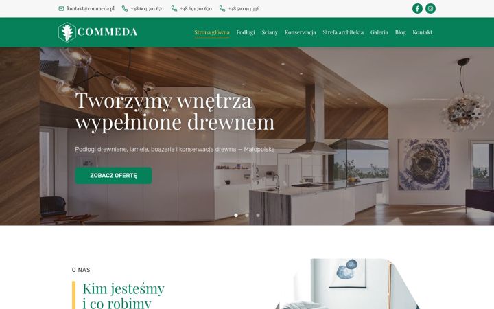 Screenshot of commeda.pl