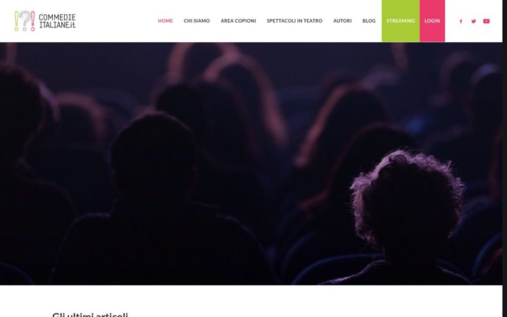 Screenshot ta' commedieitaliane.org