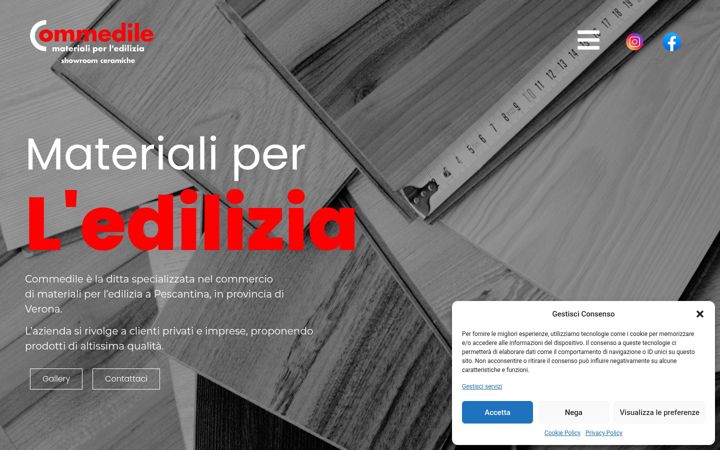 Screenshot of commedile.it