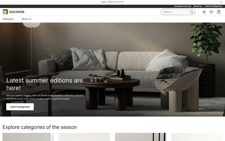 Screenshot of commerceaccelerator.io