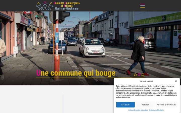 Screenshot of commercesmsm.be