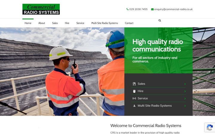 Screenshot of commercial-radio.co.uk
