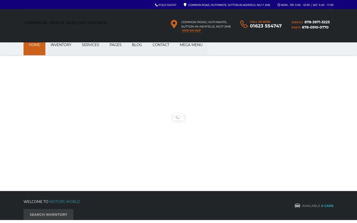 Screenshot of commercial-vehicle-sales.co.uk