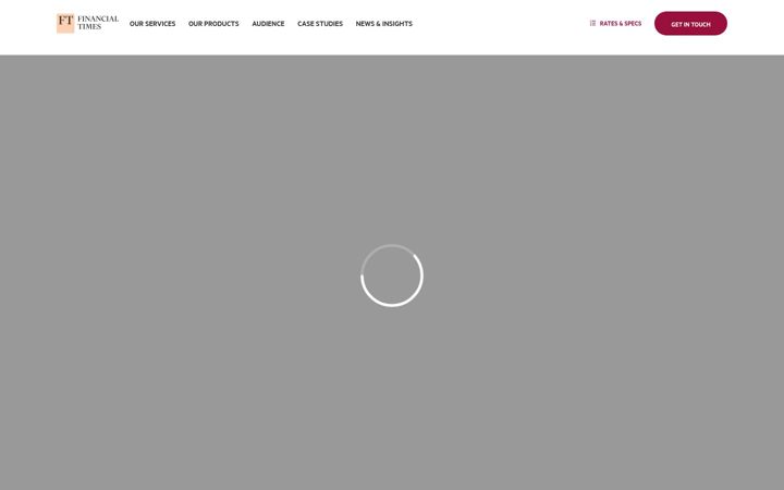 Screenshot of commercial.ft.com