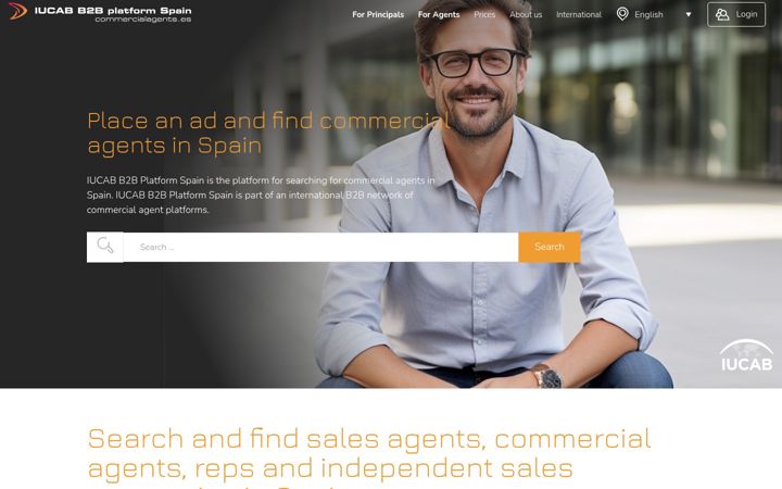 Screenshot di commercialagents.es