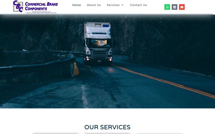 Snímek obrazovky commercialbrake.co.za