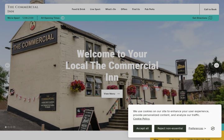 Screenshot ta' commercialchurwell.co.uk