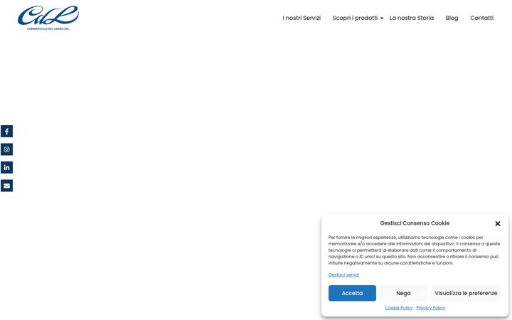 Екранна снимка на commercialedellegno.it