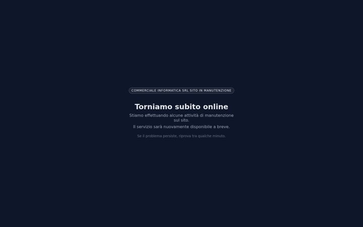 Screenshot of commercialeinformatica.it