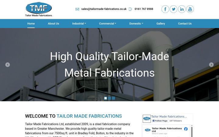 Screenshot of commercialfireescapes.co.uk