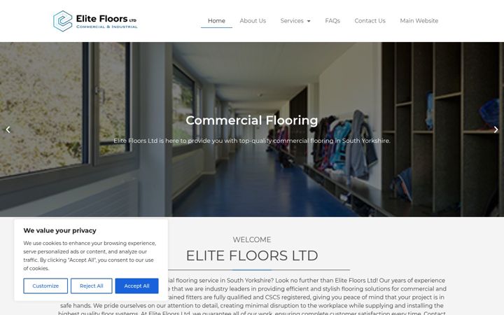 Screenshot of commercialflooringsouthyorkshire.co.uk