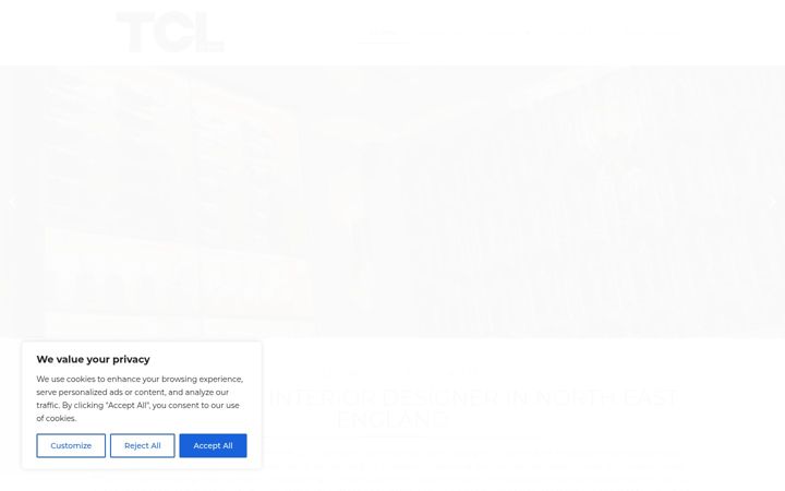 Screenshot of commercialinteriordesignernortheast.co.uk