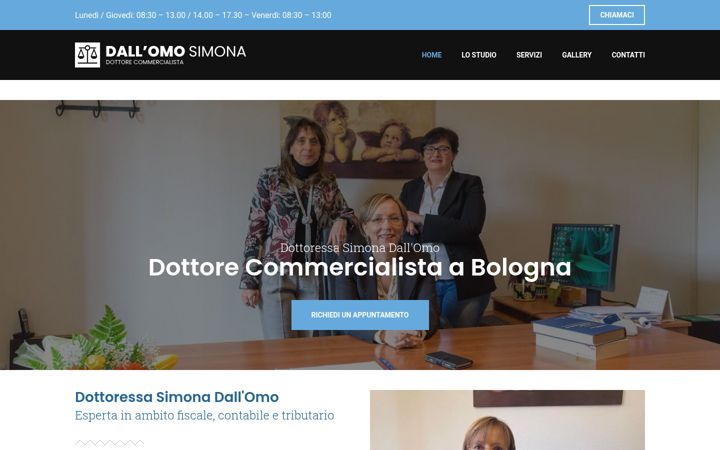 Screenshot of commercialista.bologna.it