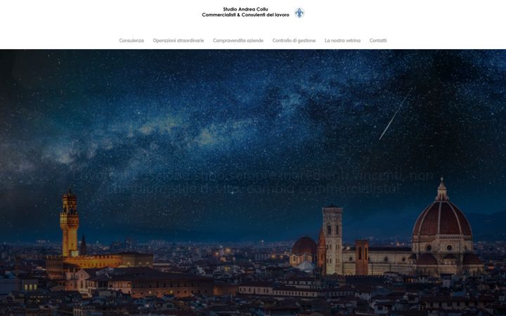 Screenshot of commercialistafi.com