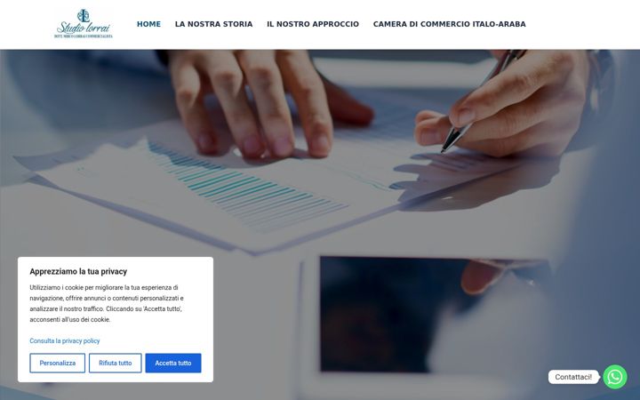 Screenshot of commercialistalorrai.it