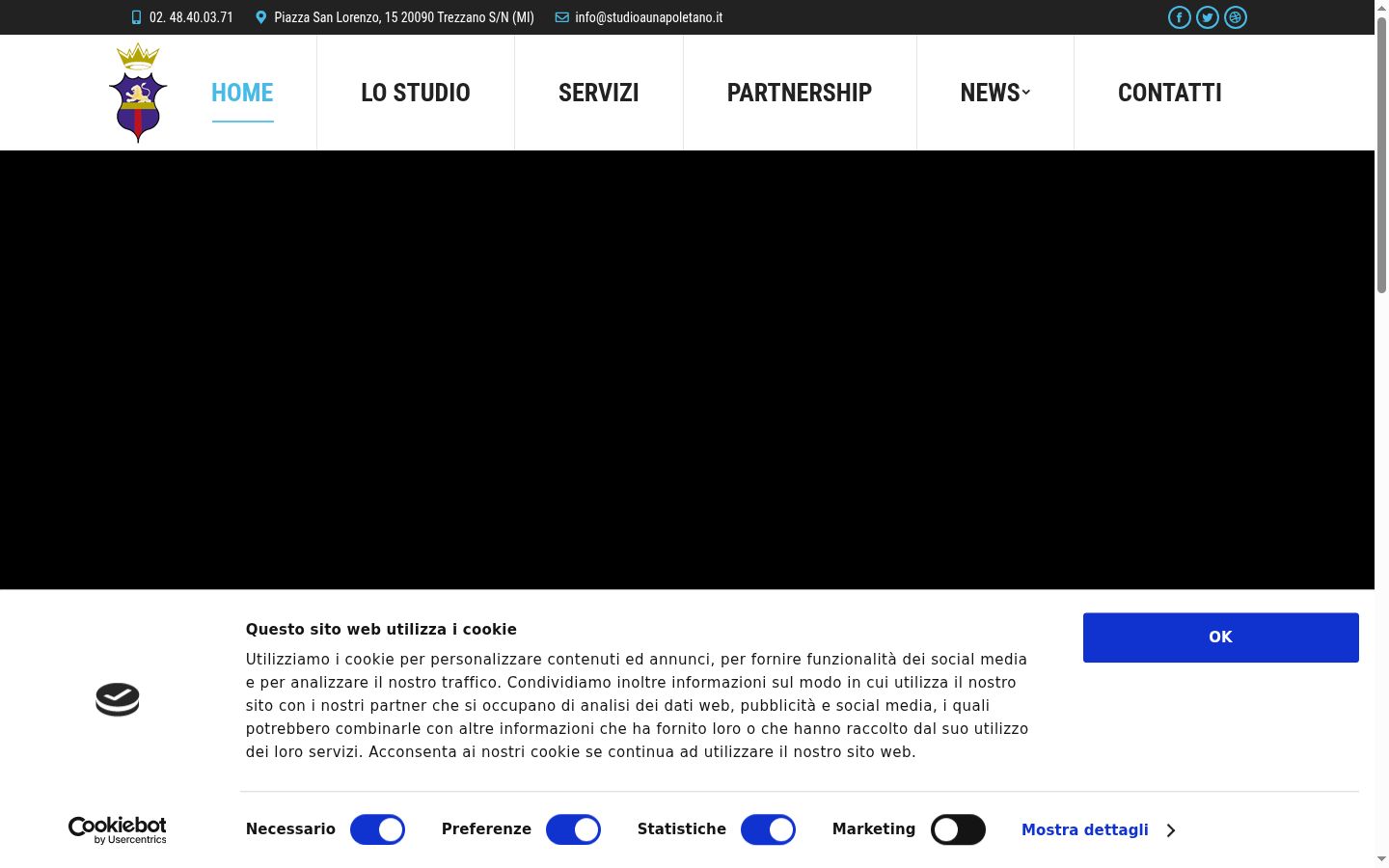 Screenshot tal-banner tal-kunsens muri qabel kwalunkwe interazzjoni