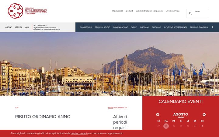 Screenshot of commercialisti.pa.it