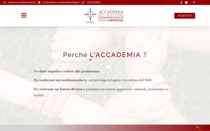 Screenshot of commercialistisardegna.it