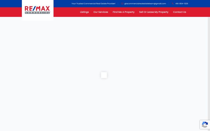 Screenshot of commercialrealestate.services