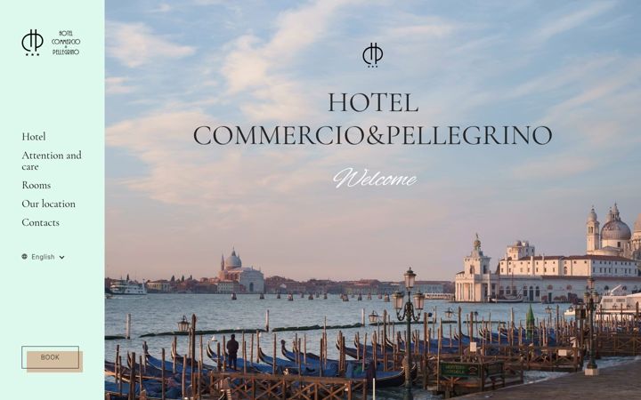 Screenshot of commercioepellegrino.com