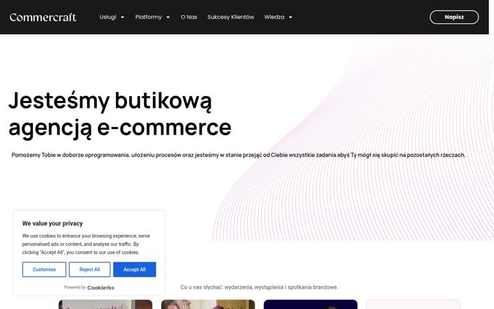Zrzut ekranu commercraft.com