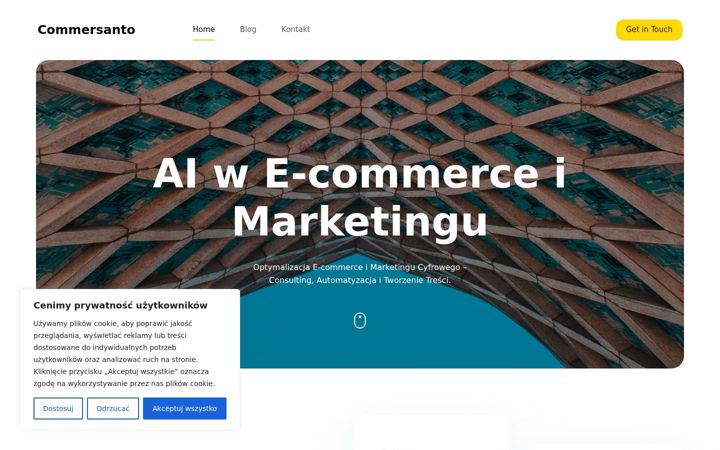 Screenshot of commersanto.pl