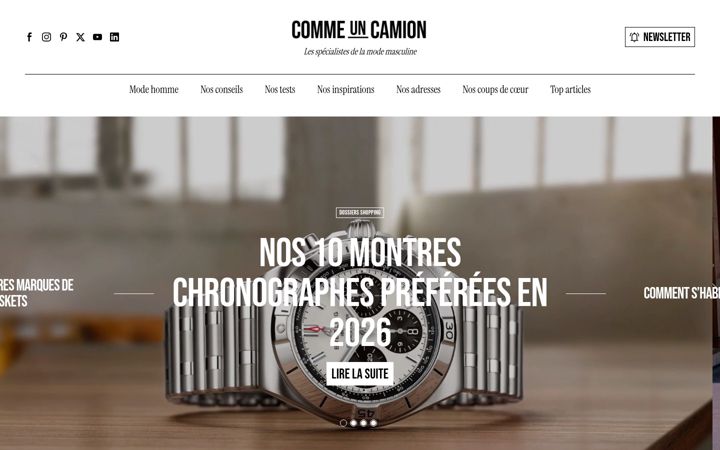 Screenshot of commeuncamion.com