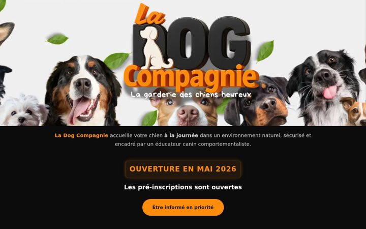 Screenshot of commeunchien.fr