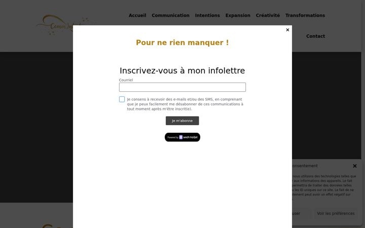 Screenshot of commintentions.com