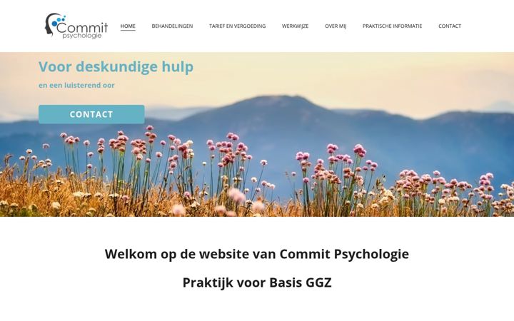 Screenshot of commitpsychologie.nl
