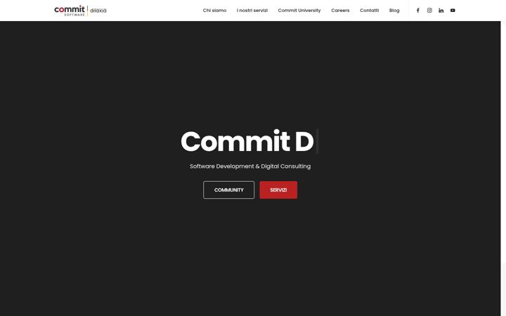 Екранна снимка на commitsoftware.it