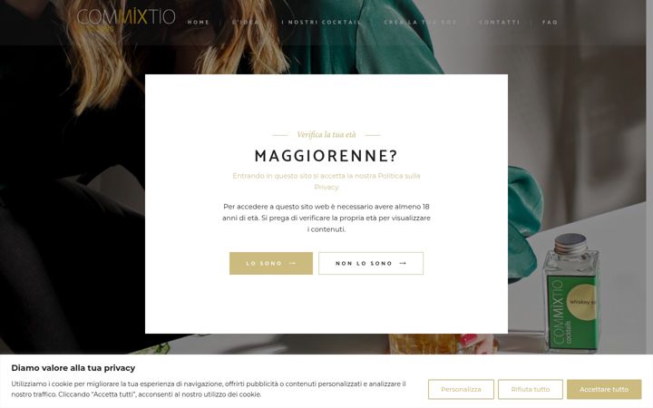 Screenshot of commixtio.it
